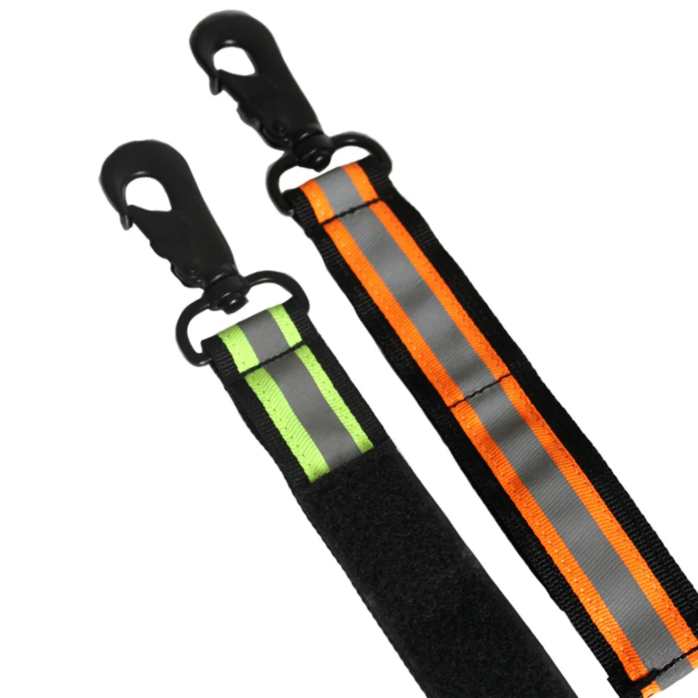 MELOTOUGH Firefighter Glove Strap | Glove Holder with Glove Leash Swivel Snap Hook,Reflective for Quick Access