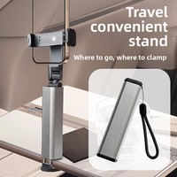 Foldable Travel Phone Tripod – 360° Rotation, All-in-One 4-in-1 Design, Stable Anti-Shake Base with Tablet Holder