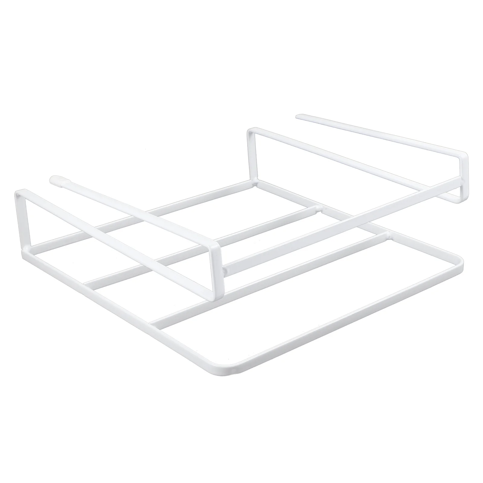 

Books Storage Rack Iron Multi-Function Table Organizer For Office School Dormitory Under Desk Hanging Basket Wire Laptop