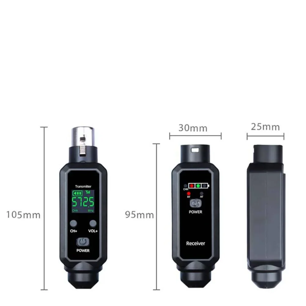 العلامة التجارية الجديدة اللاسلكية UHF 570-590MHz نظام ميكروفون ساكس كليب على الأدوات المهنية راديو ميكروفون لأداء المرحلة