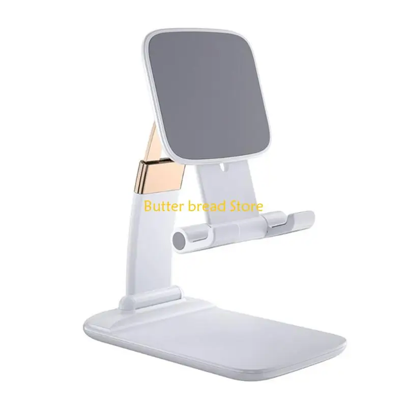 W89C Universal Phone Stand Pullback Phone Stand Adjustable for Desk Bedside Use