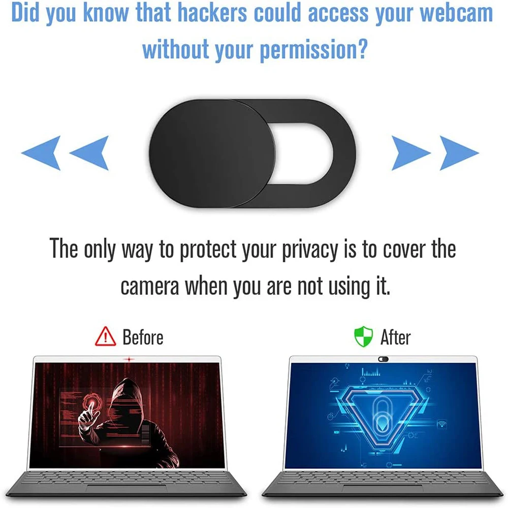 1/5/10/20 pz Webcam Cover Laptop Camera Cover per Macbook Tablet iPad PC cellulare Slider Anti Spy lenti Privacy Sticker