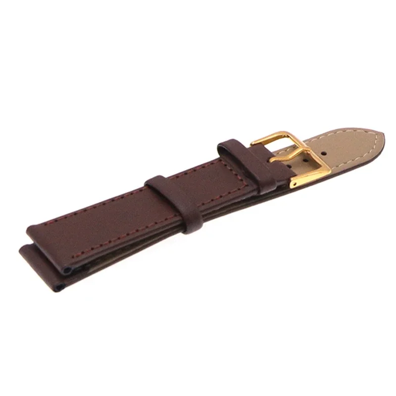 Watch strap with stainless steel buckle leather watch strap 12mm 14mm 16mm 18mm 20mm 22mm