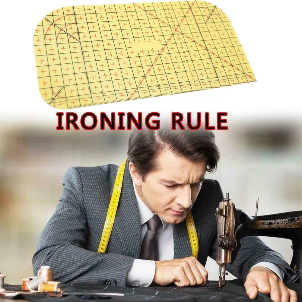 Hot Ironing Ruler Patch Tailor Craft DIY Sewing Supplies Measuring Handmade Tool New