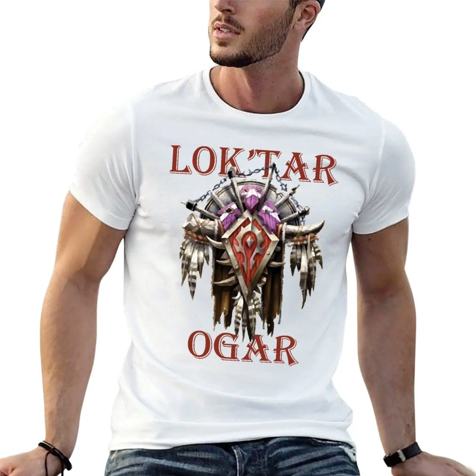 

Lok Ogar 100% or shirts T-Shirt designer t t Tar Victory death shirts cotton man