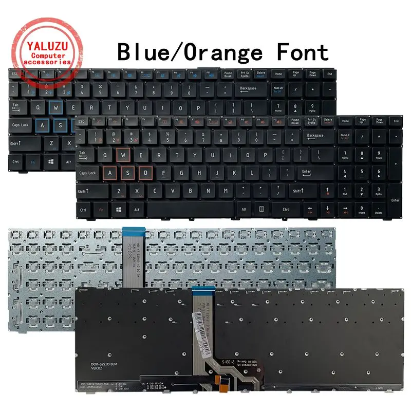 

US NEW Laptop Keyboard For Mechanic F117-VC F117-GV F117-VD F117-VG F117-VB F117-V F117-VSG65 F11F-S Thor911 TargaT6c 911 X6