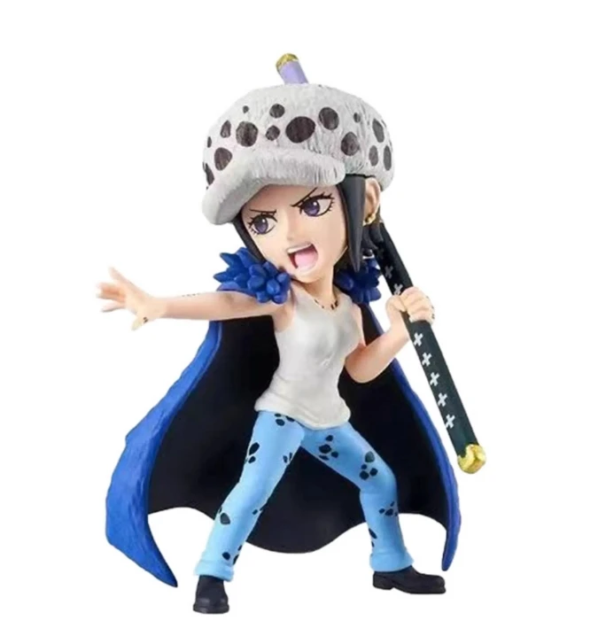 BANDAI Original One Piece WCF Series 7cm Van Auger Nico·Robin Marshall·D·Teach World Colleclable Figure Action Figures Model