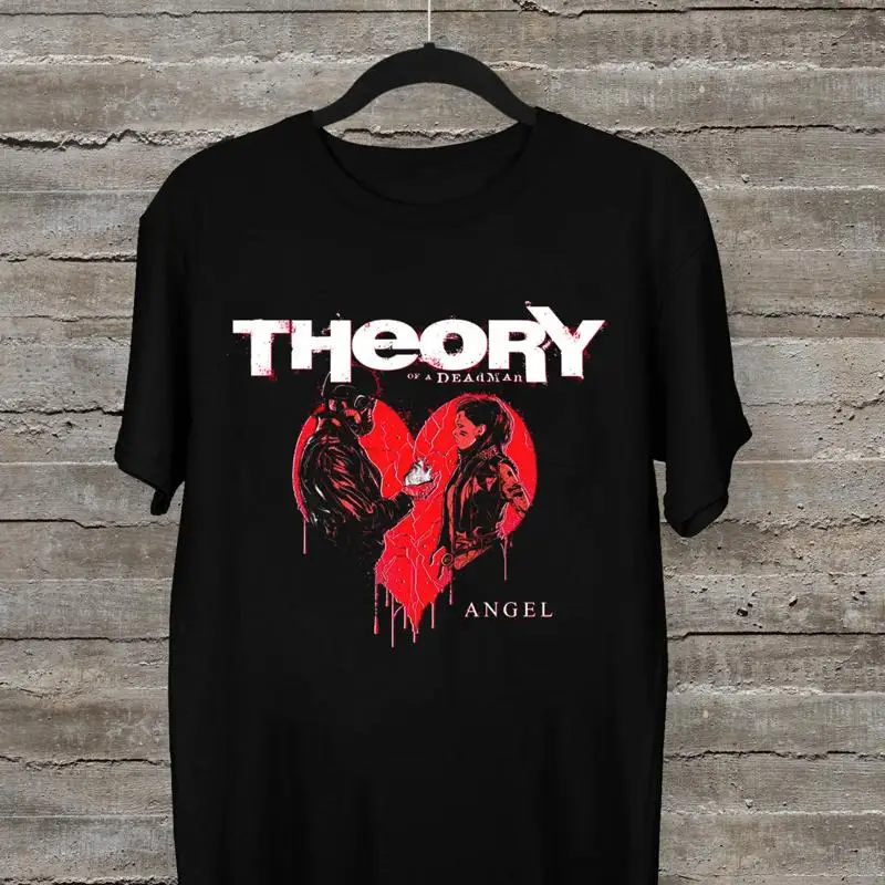 

НОВАЯ черная футболка Angel Äî Theory of a Deadman Band всех размеров