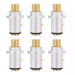 4 Pin Male DIN Connector Gold Plated Turntable Tonearm Balanced Audio Adapter tone arm turntabld housing for Technics1200 1210