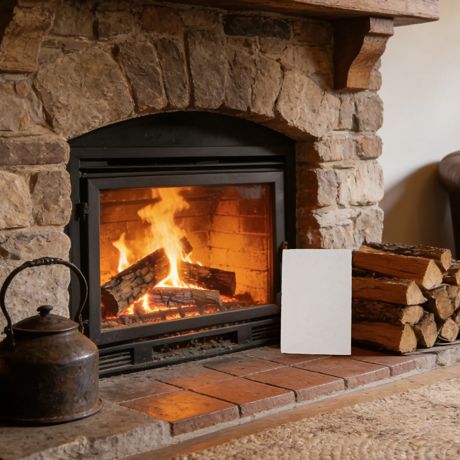 Ceramic Fiber Insulation Board Fireproof Heat Resistant Board for Pizza Oven Fireplace Wood Stove Bbq High Temp Ceramic