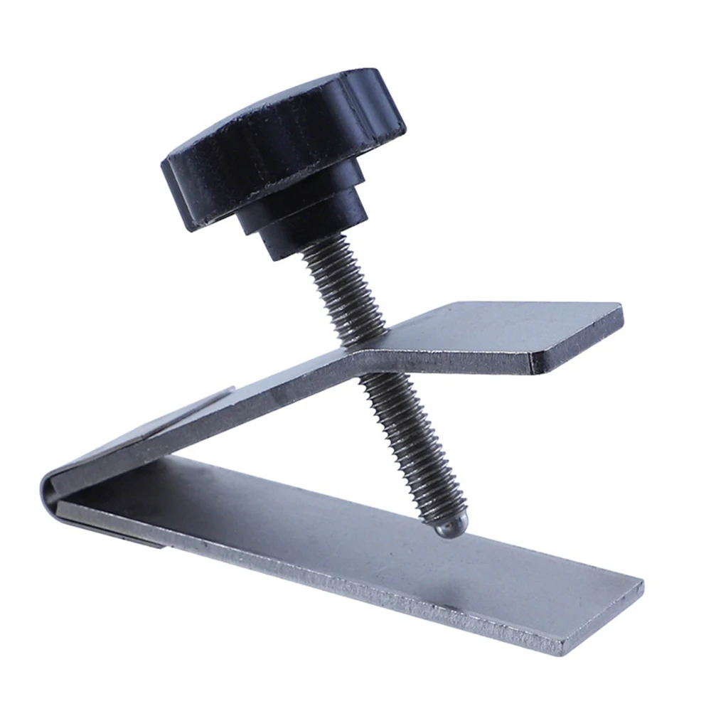 Tiles Height Adjustable Locator Door Long Lasting High Performances Stainless Steel Material Durable Black Construction Tool