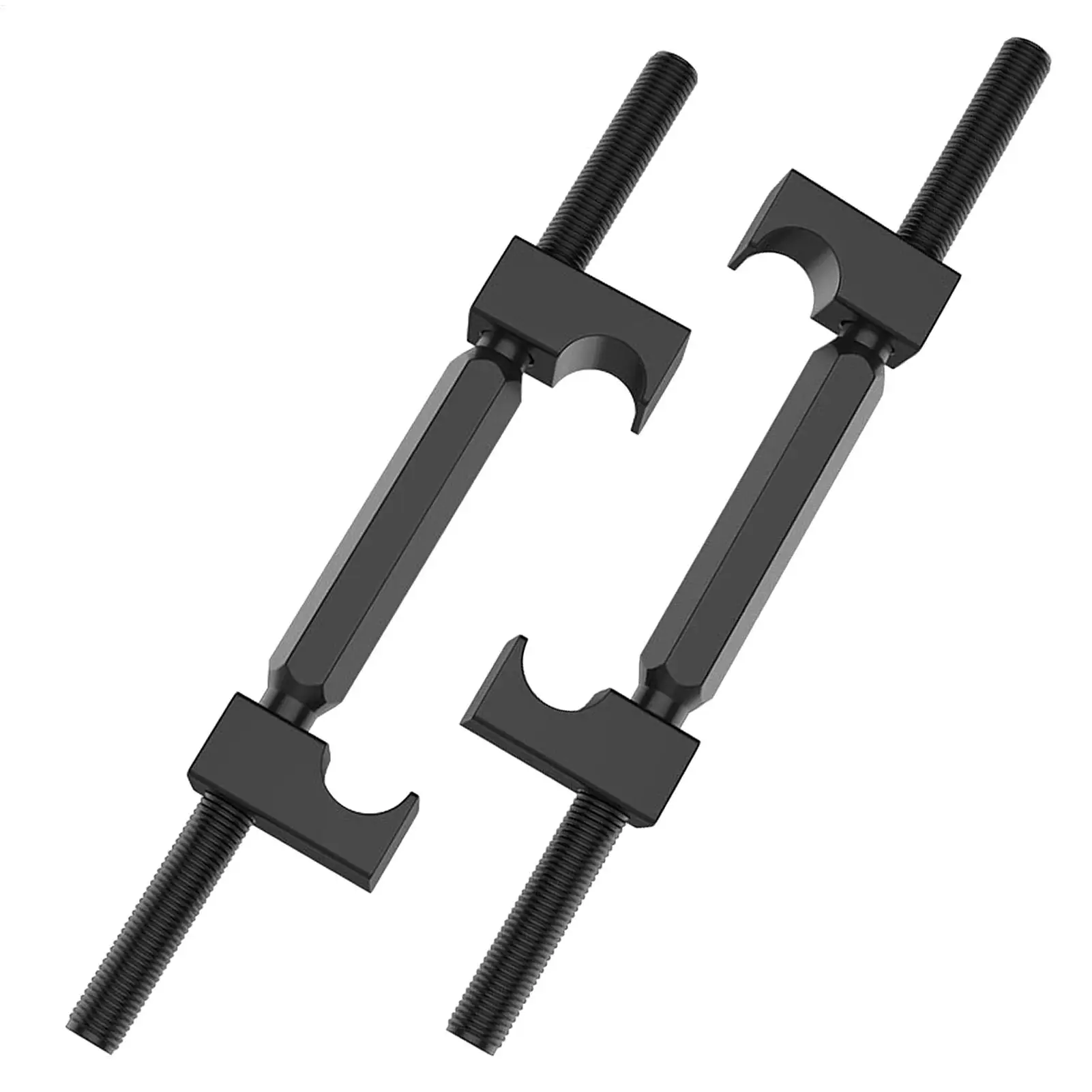 

2pcs Motorcycle Spring Compressor Strut Spring Compressor Kit Manual Removal Puller Tool For Motorbike Front Strut Replacement