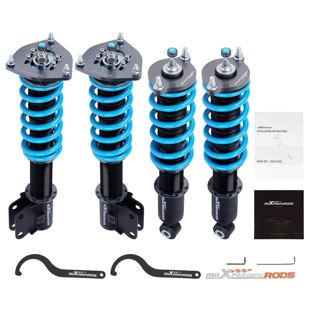MaXpeedingrods Coilovers Suspension Shocks for Subaru Legacy Outback B4 BEE BE5 1998-2003