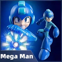 Threezero 3a Mdlx Mega Man Anime Figure Rockman Action Figures Children Toy Room Decoration Children Gift 3z05720a0