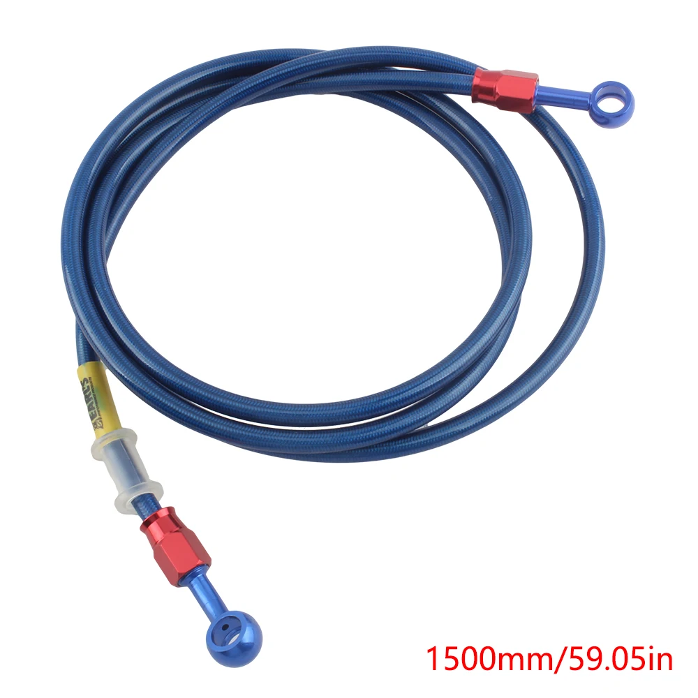 ATV UTV Motorcycle Brake Hose Extension Cables Moped Universal Metal Hoses Lever M10 Scooter Go Kart Motocross Hydraulic Clutch