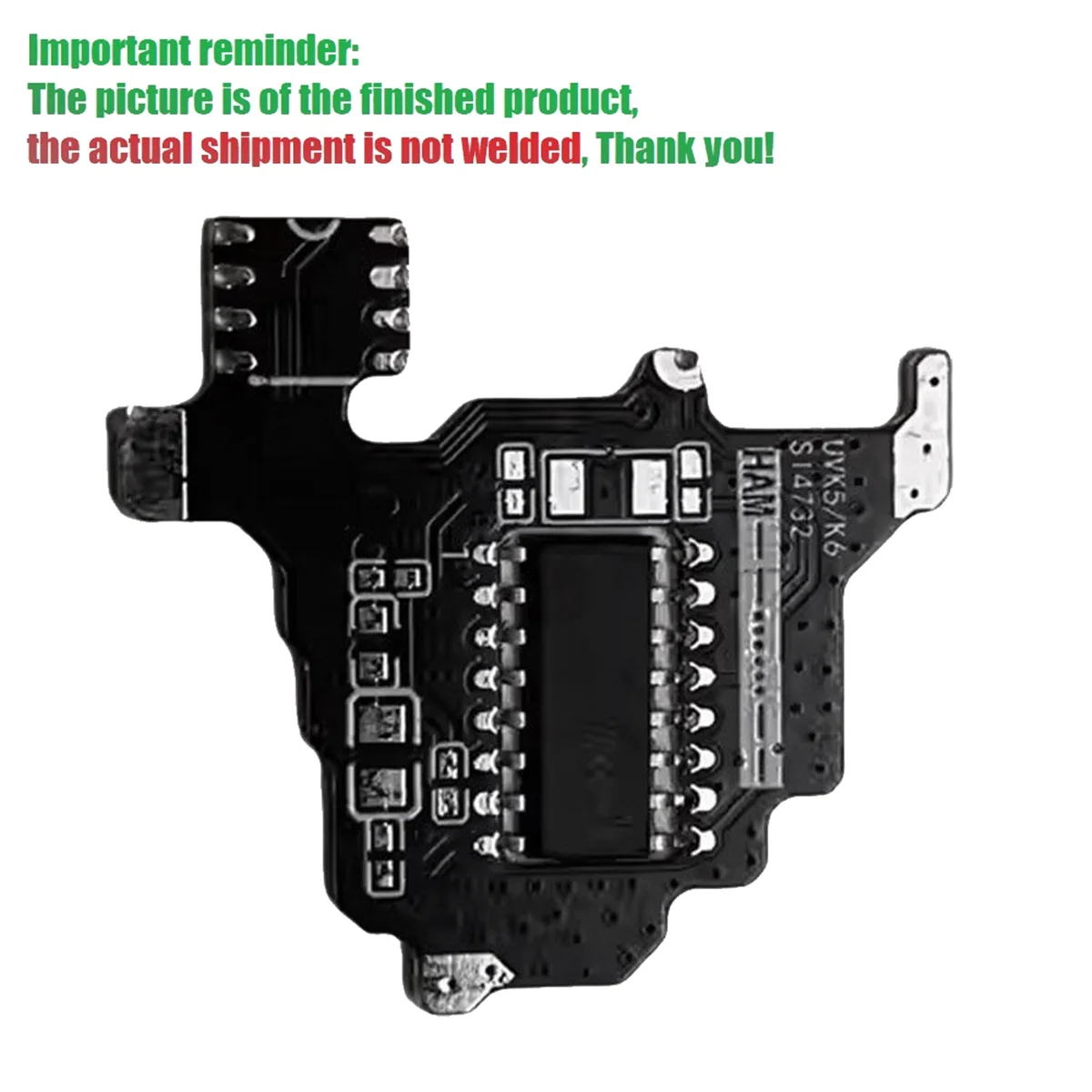 SI4732 Shortwave Radio Module for Quansheng UVK5 UVK6 PCB+SI4732IC+2M Capacity Expansion+Peripheral Devices Module