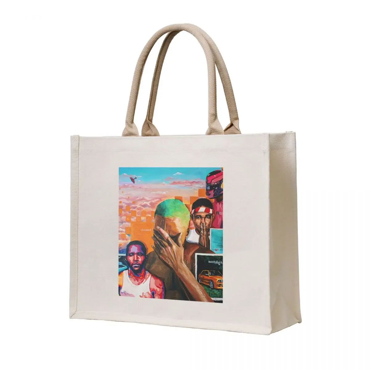 

Frank Ocean Collage Tote Bag Eco bag Women's shopping bag reusable shopping