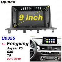 Instalación de Radio de coche 2 Din de 9 pulgadas, marco de Panel de Fascia de plástico, Cable CAN-Bus para Dongfeng Fengxing Joyear X5 SX6 T5 2017-2019