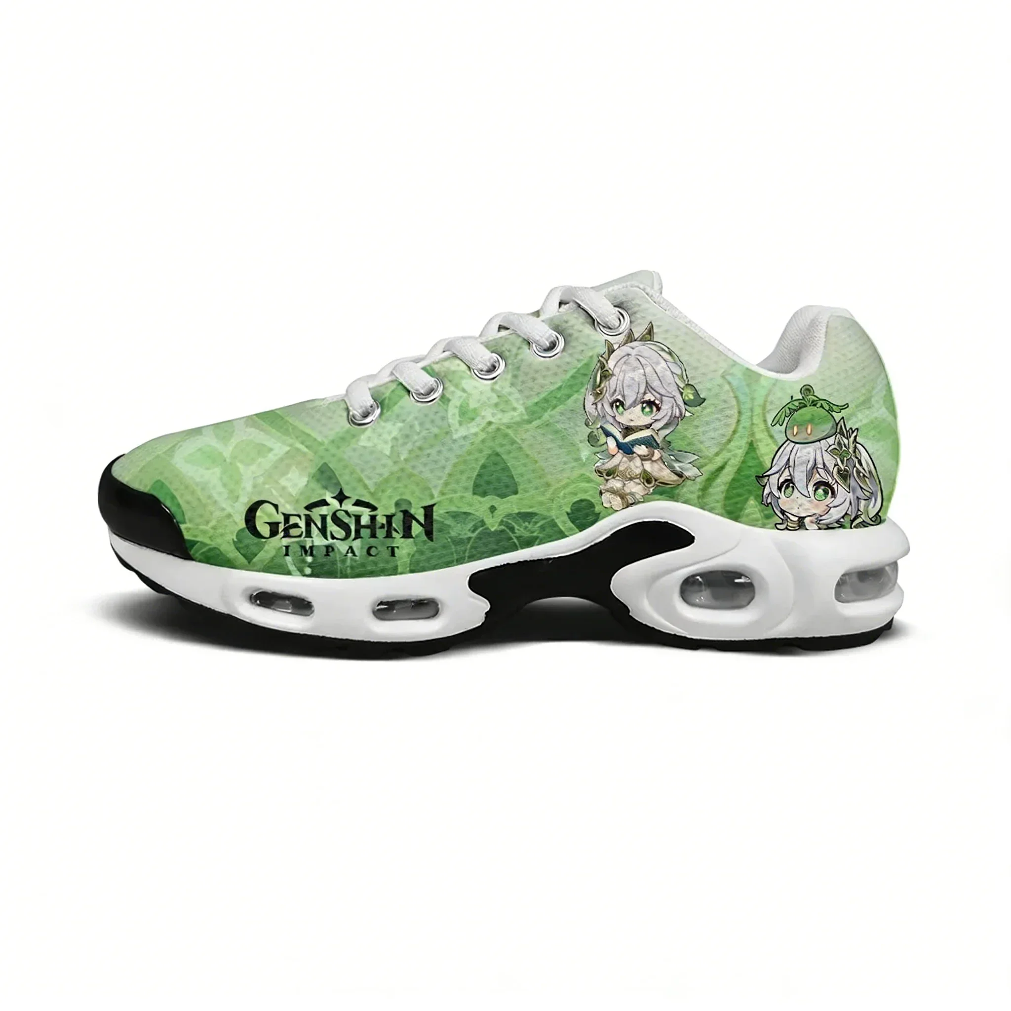 

Genshin Nahida Lightweight Sport Shoe Air Cushion Sneakers Mens Womens Teenagers High Quality Personalized Leisure Mesh Sneakers