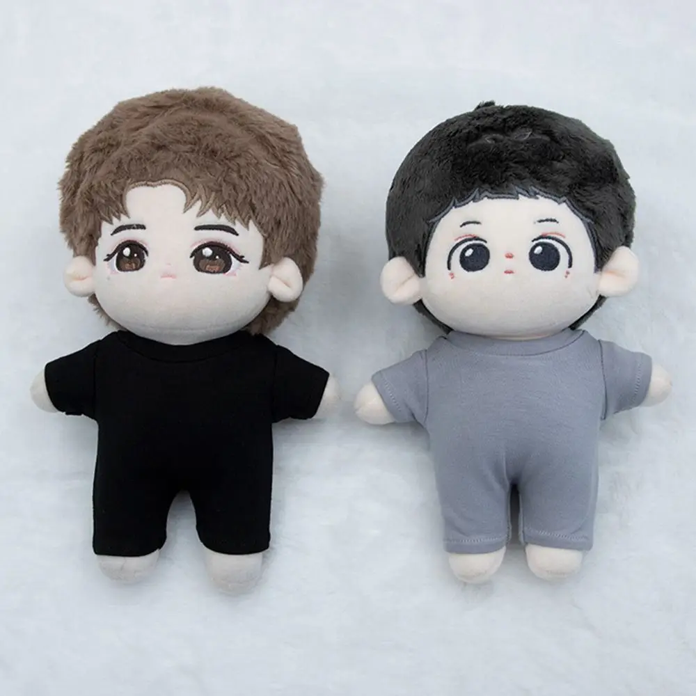 20CM Doll Clothes Kpop Cotton Jumpsuits Fashion Candy Color Undercoat Pajamas For Idol Doll Outfit Dolls Accessories Kids Toys