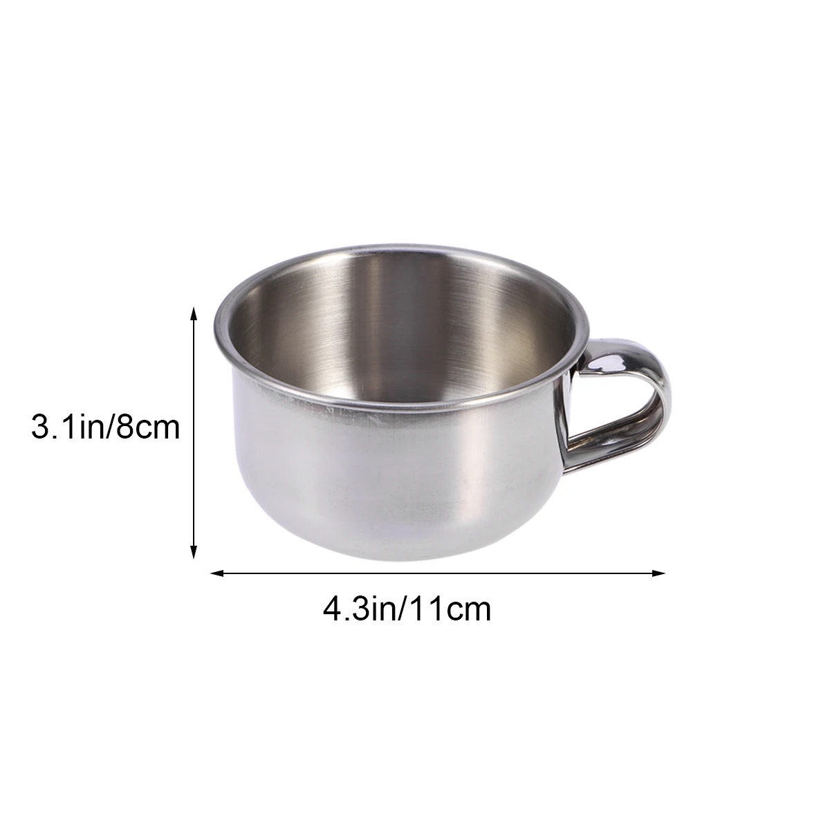 

1pc Bowl Premium Material Cup for Men Portable Soap Dish Wet Shaving Stylish Foam Mug Term Use Shaving Mug