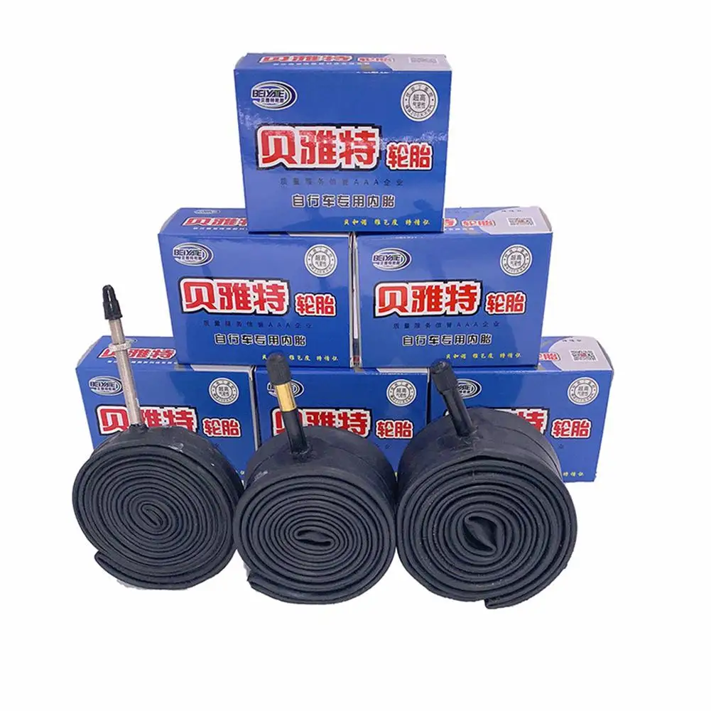 

YOUZI Bike Inner Tube Mountain Bike Butyl Rubber Bicycle Tires 26 27.5 29 Inch With Tire Accessories Schrader 32mm