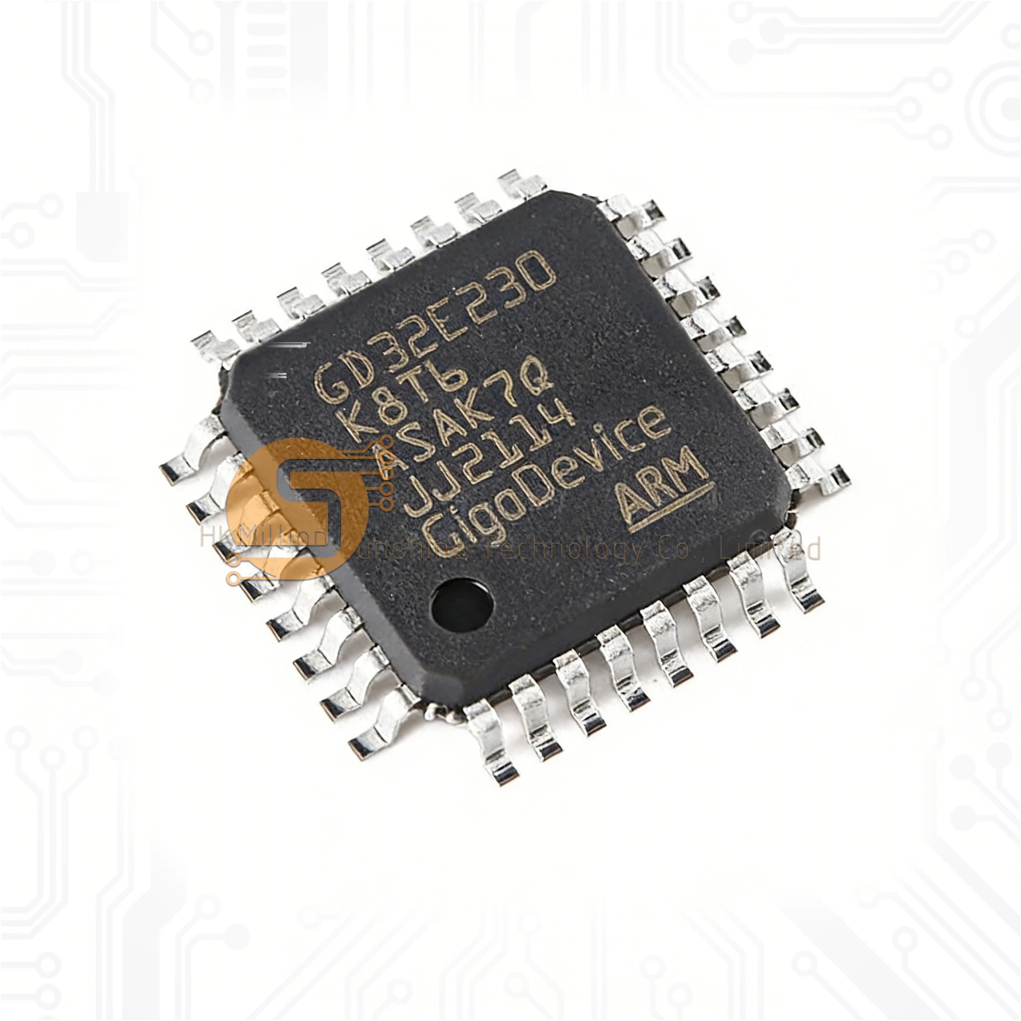 10pcs GD32E230K8T6 ARM Cortex-M23 32-bit Microcontroller MCU LQFP-32 IC Chip For Embedded Industrial Control