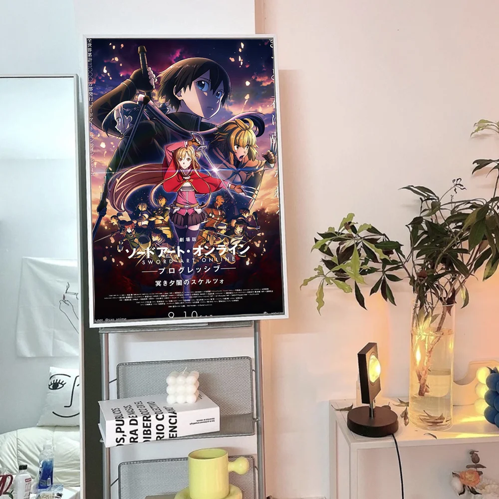 Japanese Anime Sword Art Online Poster Good Quality Prints and Posters HD Quality Poster Wall Art Painting Study Home Decor view 4