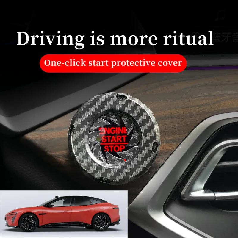 FOR AVATR Car one-button start decorative ring knob-type decorative cover ignition device switch hidden protective cover