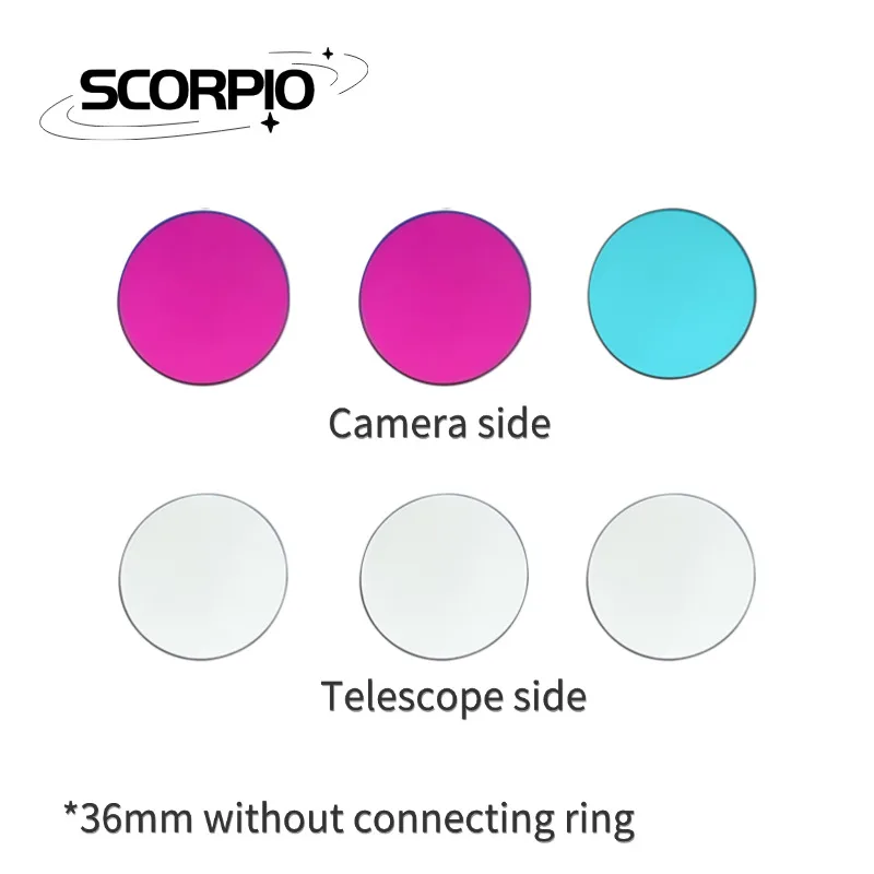 Filtros de banda estrecha Scorpio 2 "SHO SII3nm Ha3nm OIII3nm para mono CCD astronómico /CMOS/imagen DSLR modificada- 20250422
