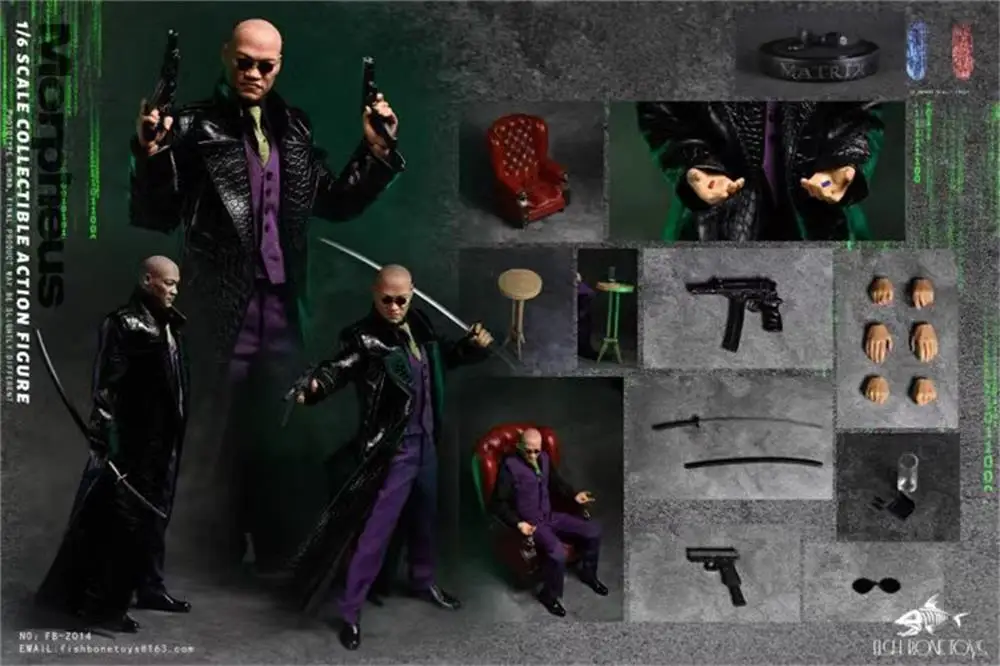 FISH BONETOYS FB-Z014 The Matrix The Friend Neo Set completo Action Figure mobile regalo per i fan Collect