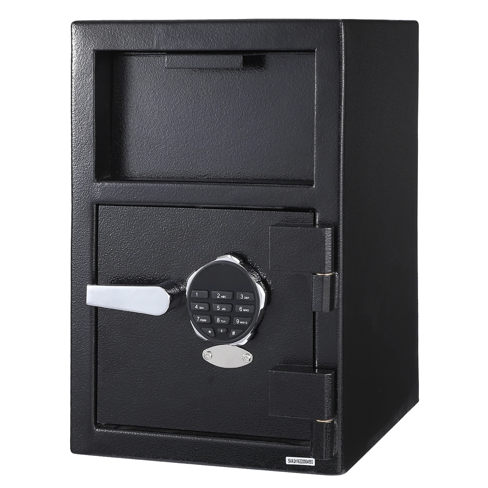 Depository Safe Digital Depository Safe Box,  Electronic Steel Safe with Keypad, Locking Drop Box with Slot, Metal Lock Box