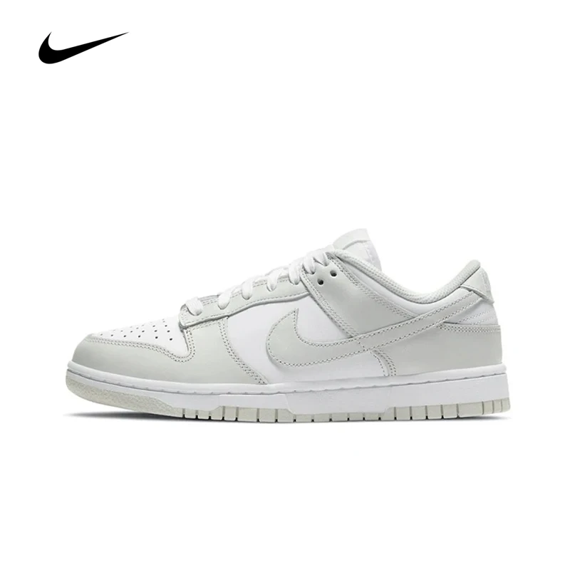 

Original Nike Dunk Low 'Photon Dust' Women's Skateboarding Shoes Classic Unisex White Grey Low Top Sneakers DD1503-103