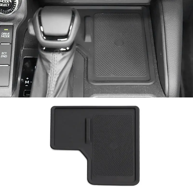 

Car Accessories Interior ABS Plastic Center Control Wireless Mat Storage Box For Toyota Land Cruiser Prado J250 LC250 2024