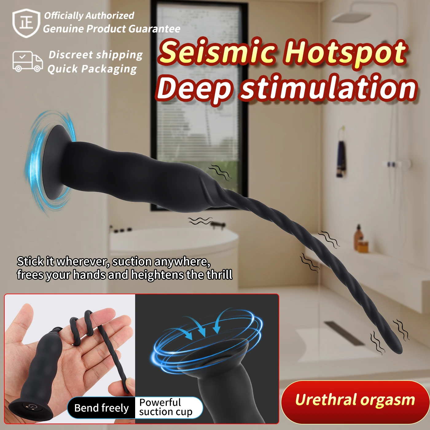 سيليكون لعبة استثارة القضيب قوية مجرى البول المكونات الكهربائية المتوسع هزاز تدليك الحصان العين ألعاب جنسية لعبة الجنس الرجال الاستمناء 18 +