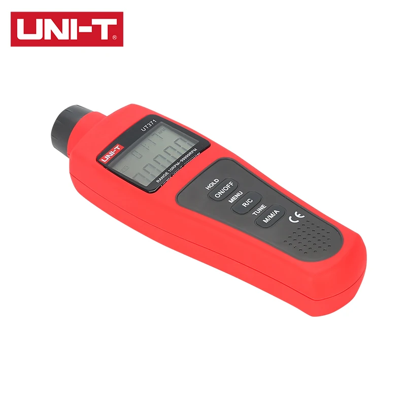 UNI-T UT371 UT372 Contagiri laser digitale senza contatto Mantenimento dati Modalità contachilometri/MAX/MIN/AVG; Intervallo di giri/min Interfaccia