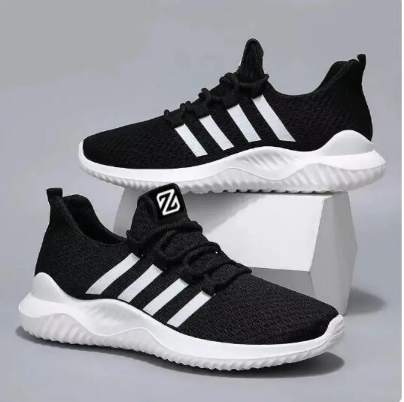 Zapatillas deportivas transpirables para hombre y mujer, zapatos ligeros antideslizantes para exteriores, suaves, para caminar y tenis, Unisex
