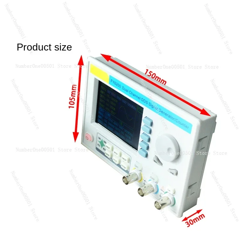 

FY6200 Dual Channel Function/Arbitrary Waveform DDS Signal Generator/Frequency Count/Panel Signal Source