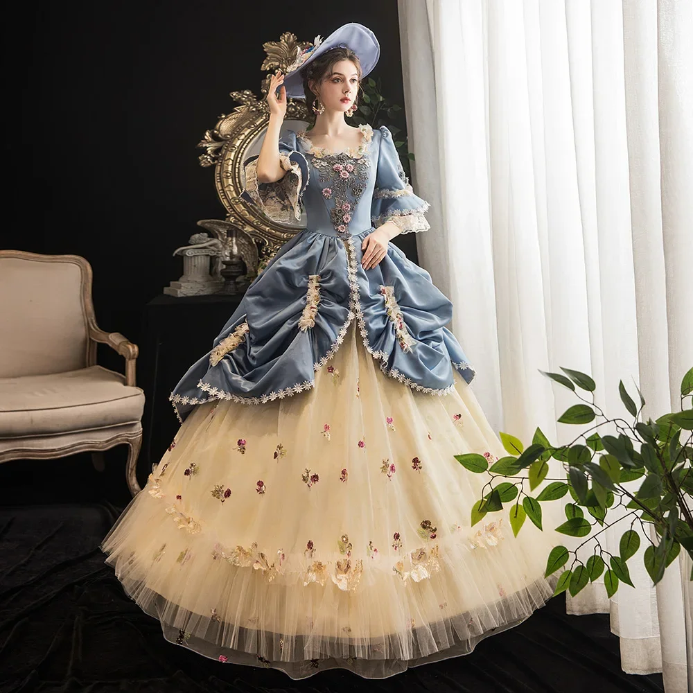 

2025Victorian Masquerade Dresses for Women, Renaissance Dress 18th Century, Baroque Rococo Marie Antoinette, Historical Clothing