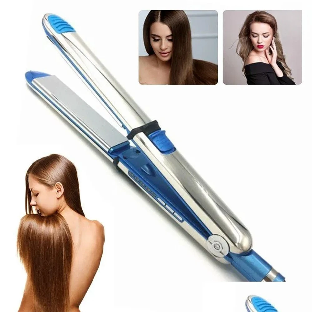 Chapinha Profissional Nano Titânio 465 ° C Bivolt Placa Flutuante Alisamento Rápido e Duravel