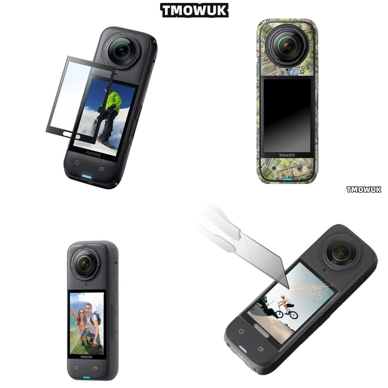 

For Insta360 X3 X4 X5 GPS 3D Curved Screen Film Anti - Scratch PMMA Flexible Full Cover Protection