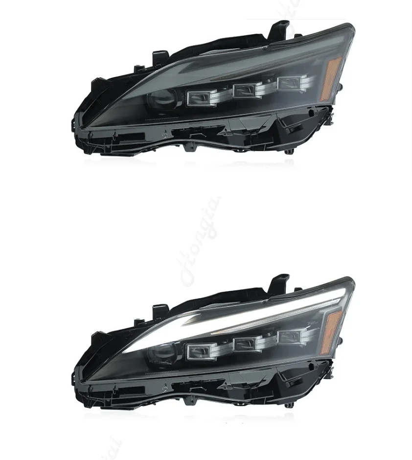 Pair 3-Lens Headlight Assemblies For2011 2012--2020 Lexus CT200h