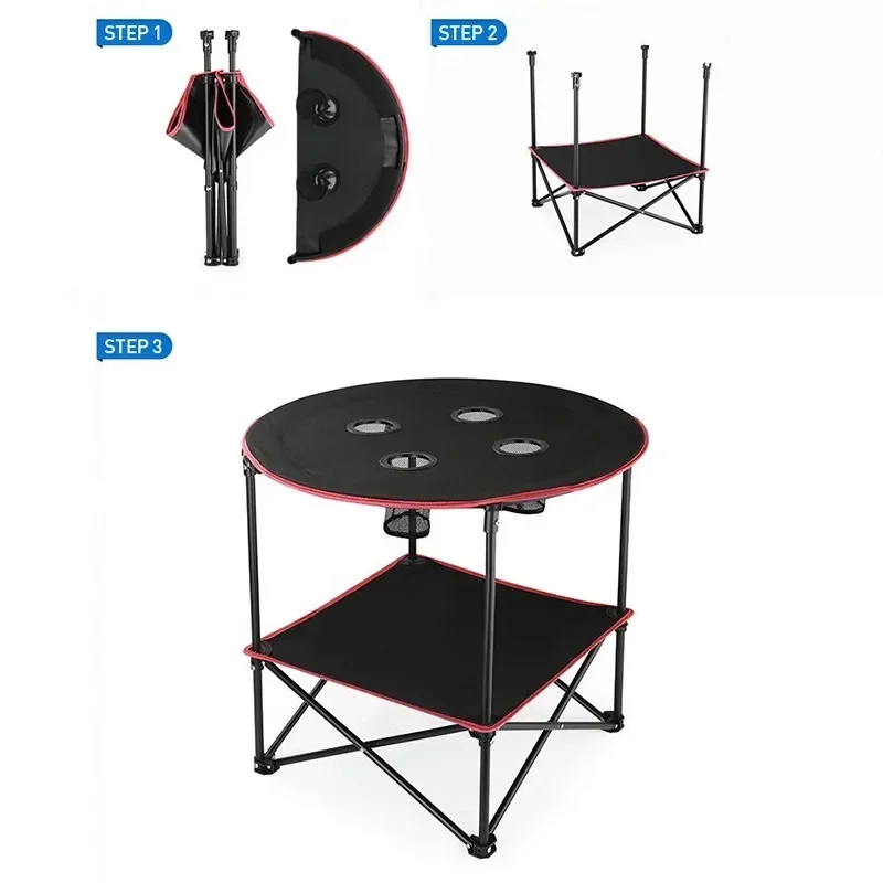 Outdoor Folding Camping Table Portable Coffee Waterproof Tourist Camping Table Lightweight Beach Salon De Jardin Patio Furniture