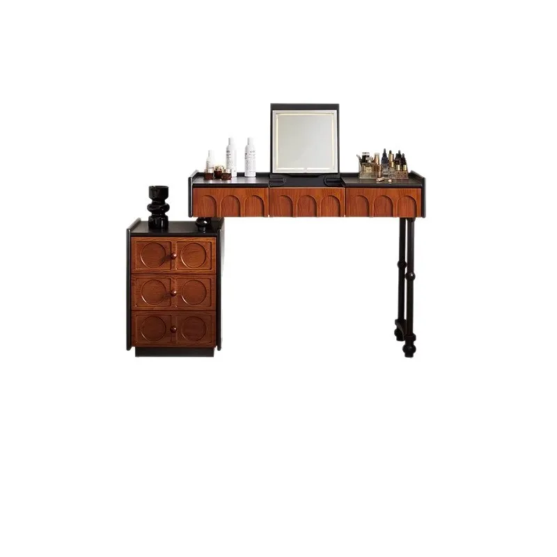 

Light luxury high-end makeup table dresser chest cabinet integrated master bedroom desk modern simple dresser