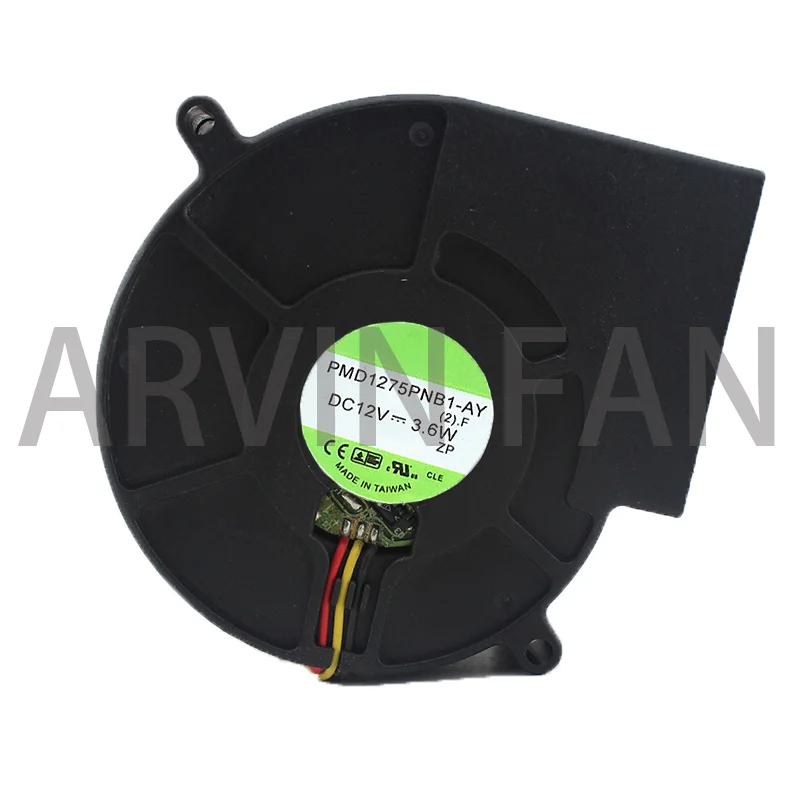 Original 7CM Blower Built Quasi 7530 12V 3.6W Turbine Fan PMB1275PNB1-AY PMD1275PNB1-AY Cooling Fan