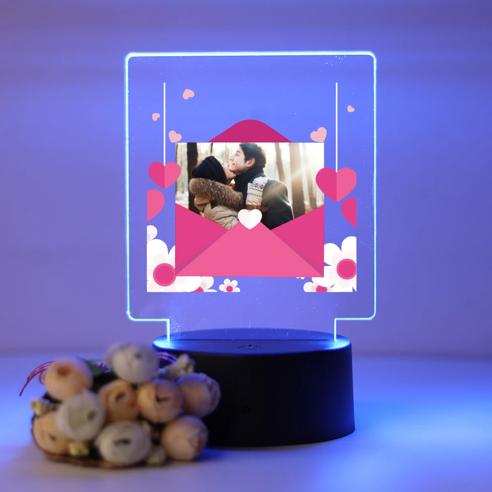 1 Buah Lampu Malam Led Akrilik - Lighting Decor Photos ulasan dan harga