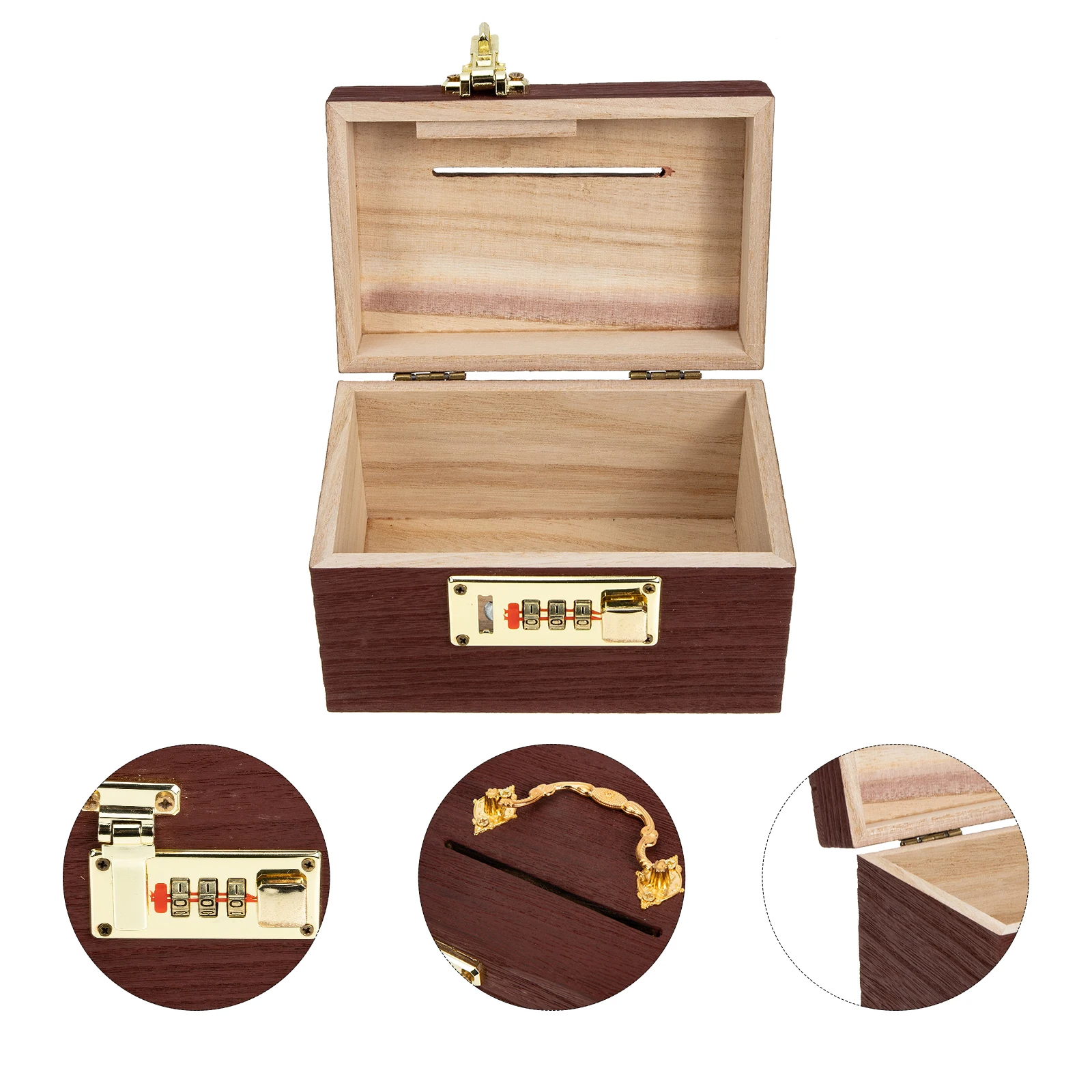 

Box Code Trinket Boxes Pirate Chest Prop Bank for Adults Travel