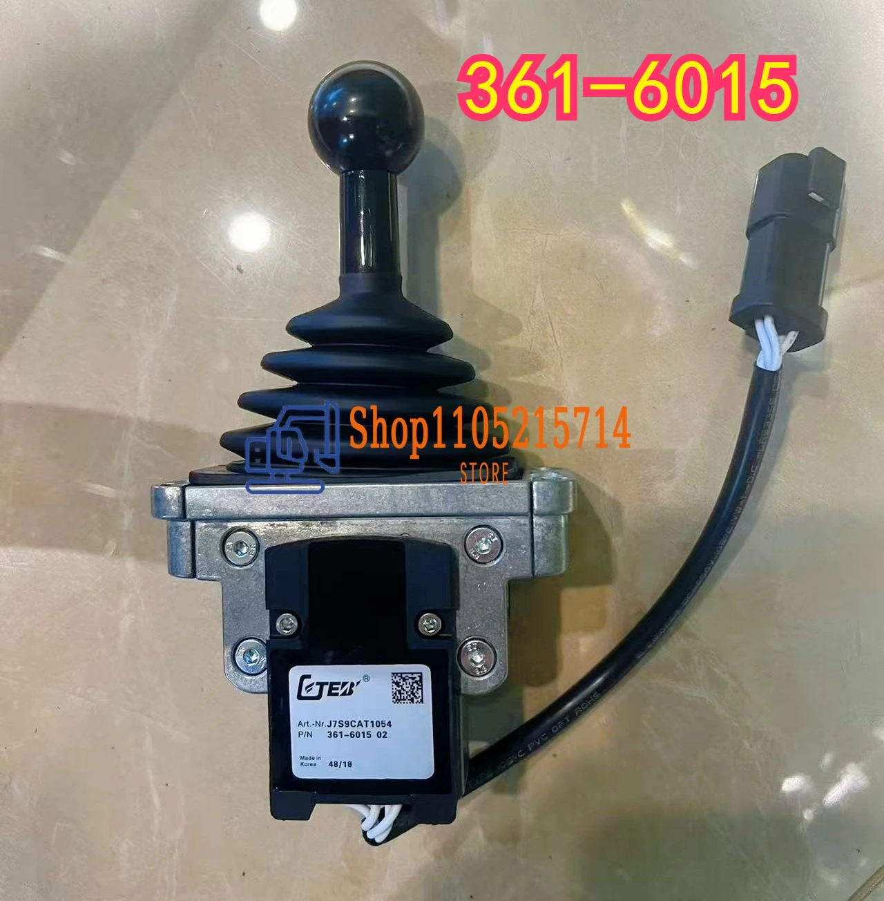 Excavator Machinery Parts Parts 361-6015 Hydraulic Joystick Controller 3616015 for 950H 962H 966H