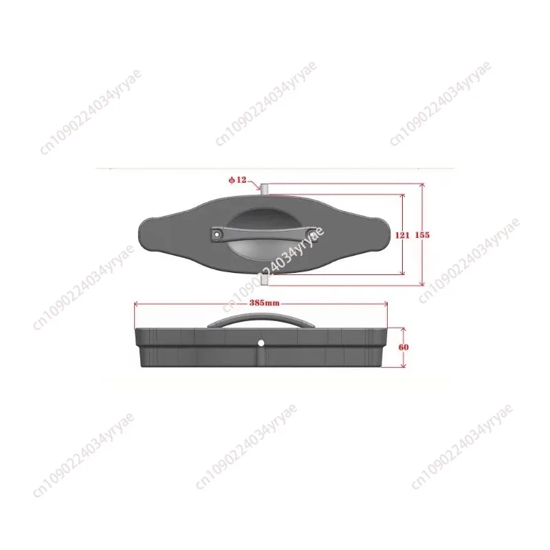 Kayak Fishing Foam Cover Water Baffle Plate Fishing Boat Accessories Wheelbase 155mm Replacement Spare Parts
