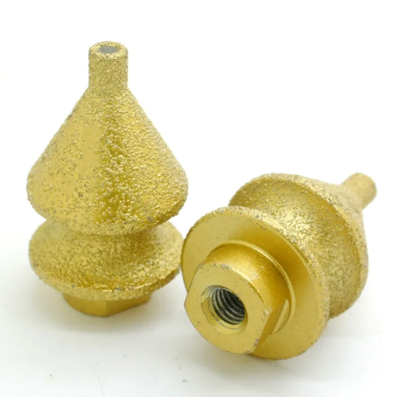 New Design M10 Thread Diamond Chamfering Bit Hole Drill Reaming Cone Carve Polish Grinding Wheel For Porcelain Tiles Marble